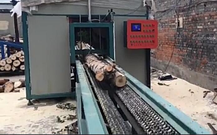全自動(dòng)截?cái)鄼C(jī)、全自動(dòng)截木機(jī)工作視頻