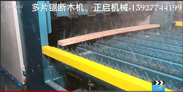 多片鋸斷木機(jī)、原木截?cái)鄼C(jī)工作視頻