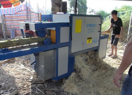 廣西省貴港市八堂鎮-200圓木多片鋸加工現場