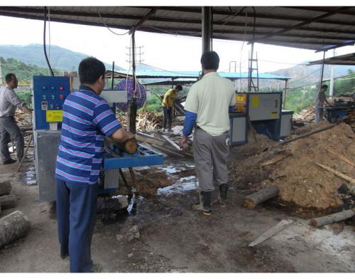 廣東省韶關市馬壩-圓木多片鋸250-加工現場